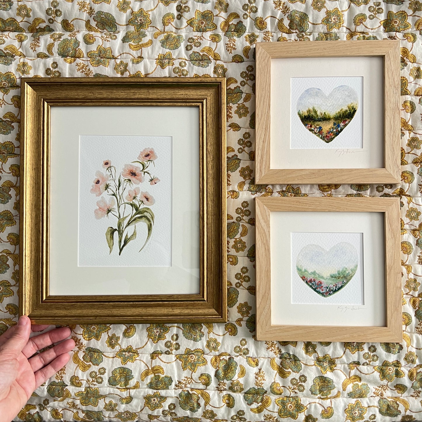 Landscape Heart 01 Framed Print