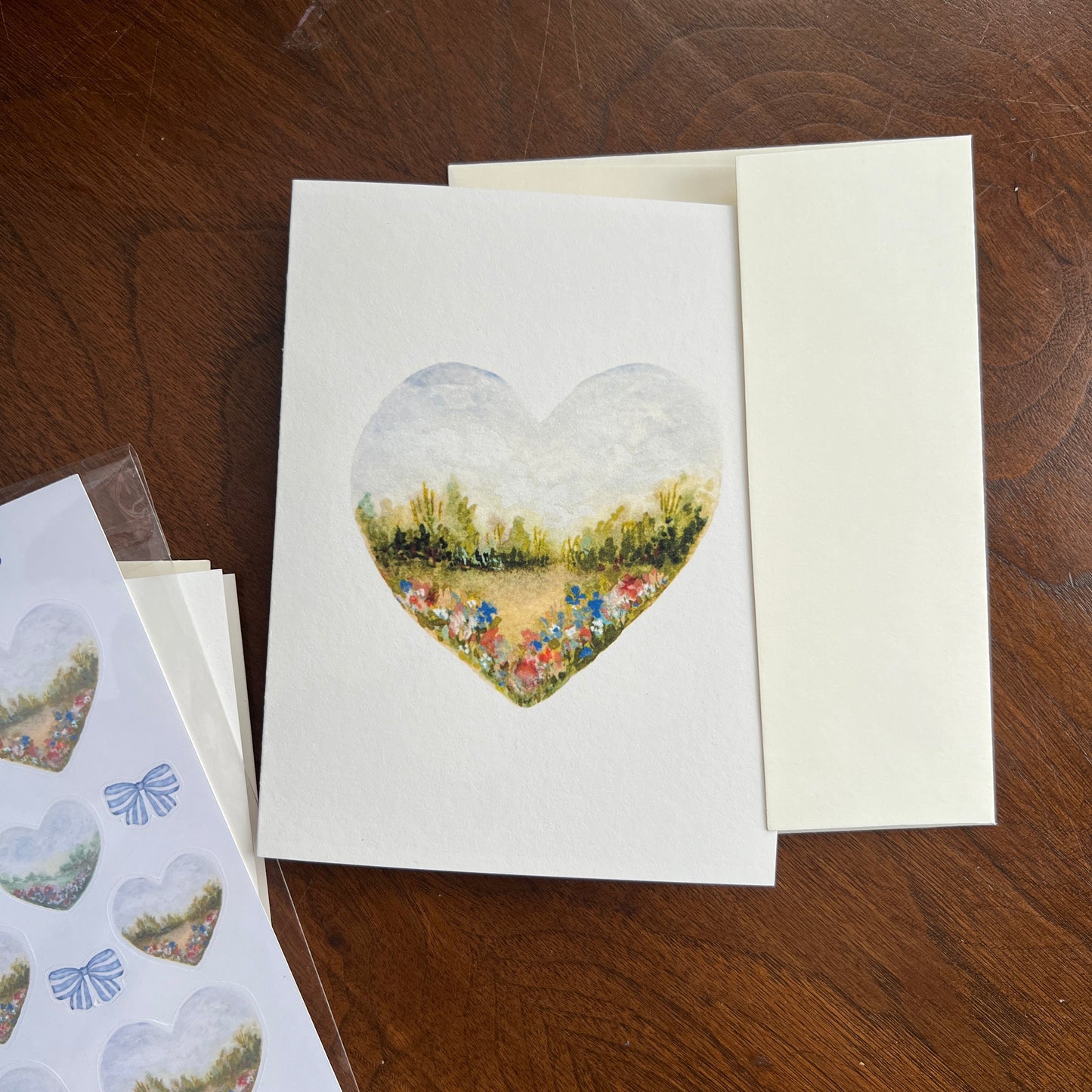 Landscape Heart 02 Card