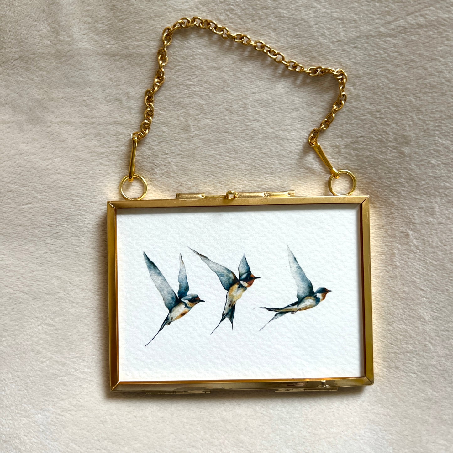 Brass + Glass - Three Swallows