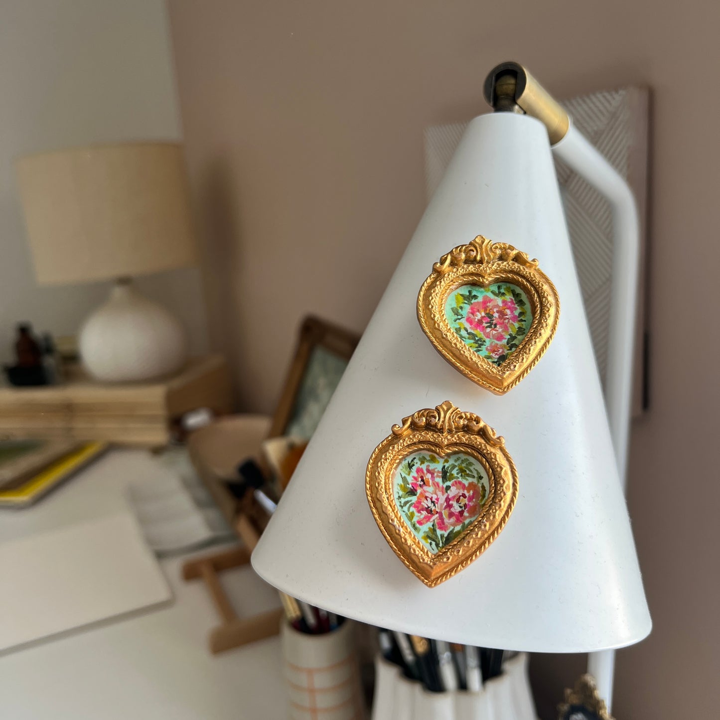 Heart Floral Magnet 01