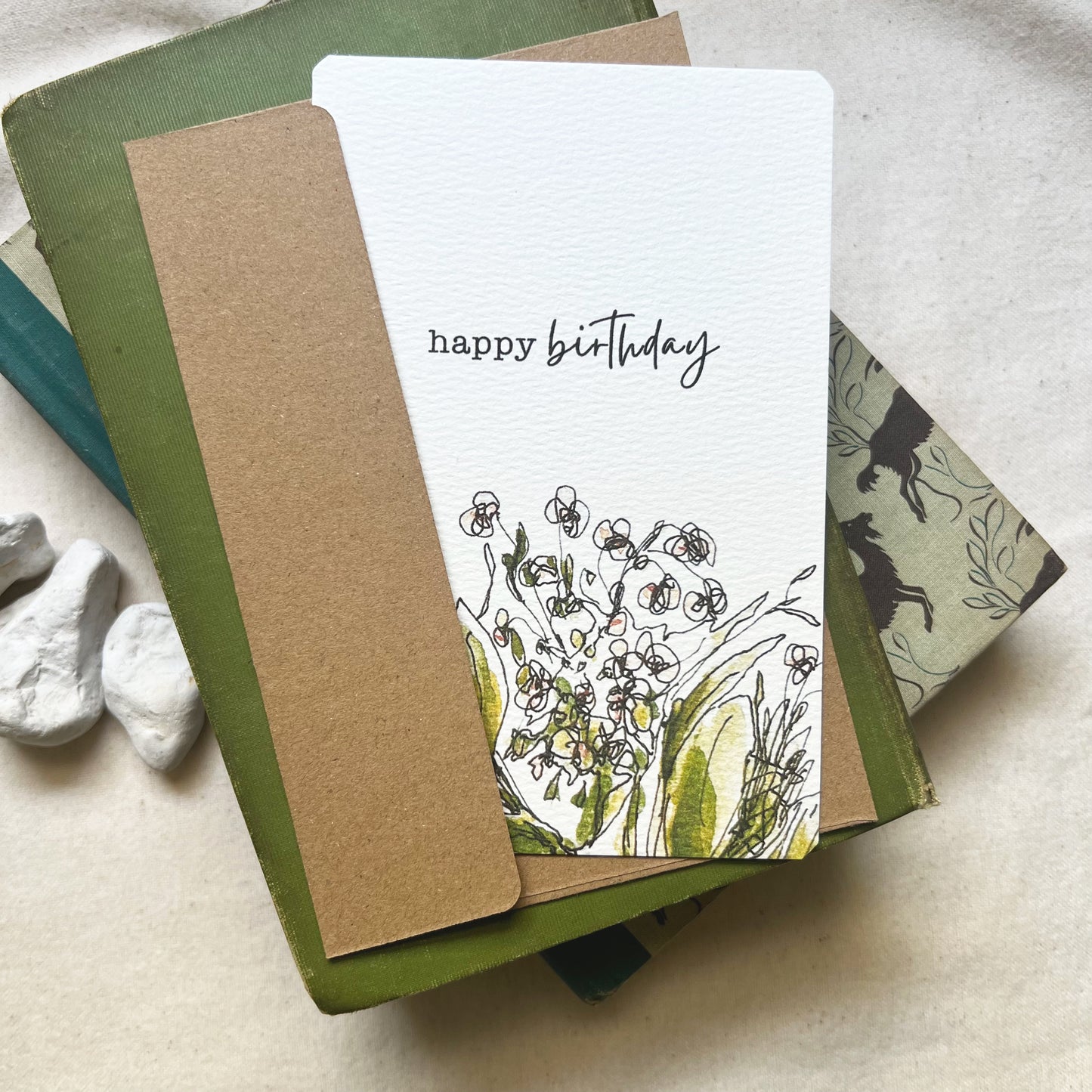 Inspiration Card - Happy Birthday Floral