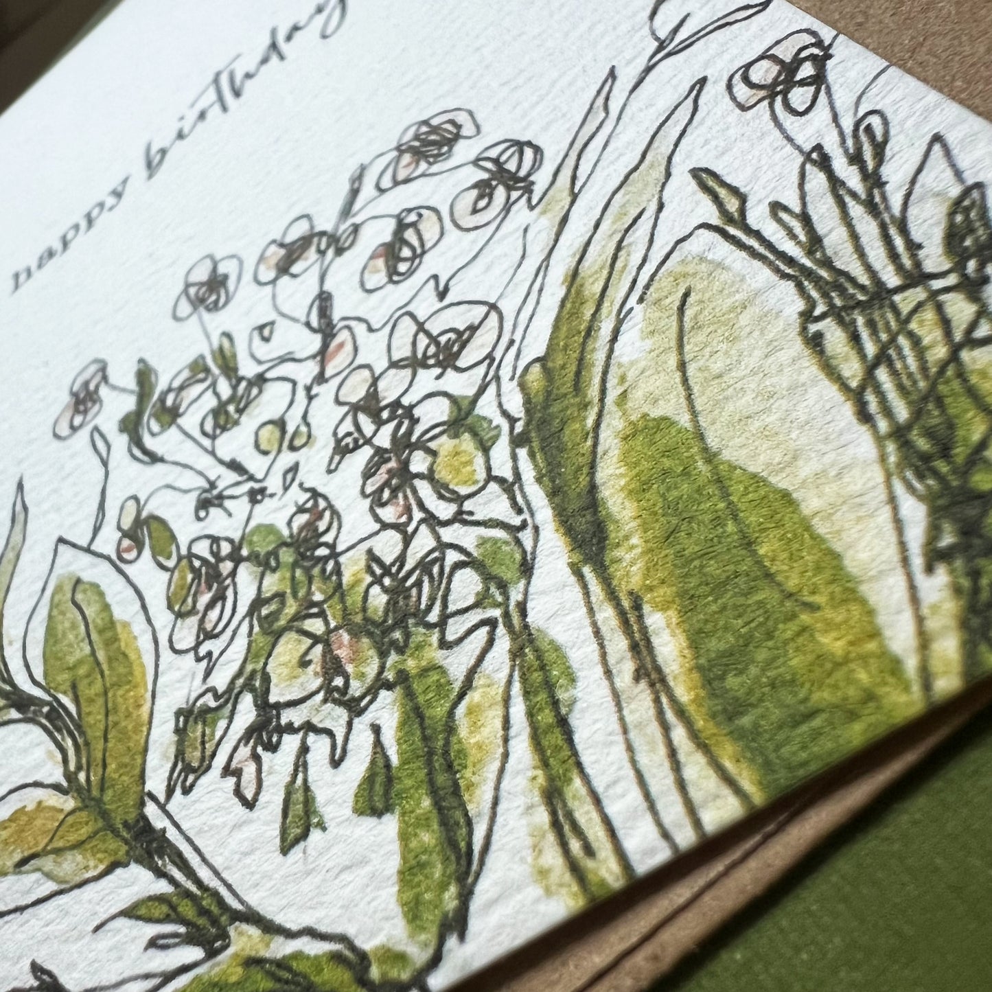 Inspiration Card - Happy Birthday Floral