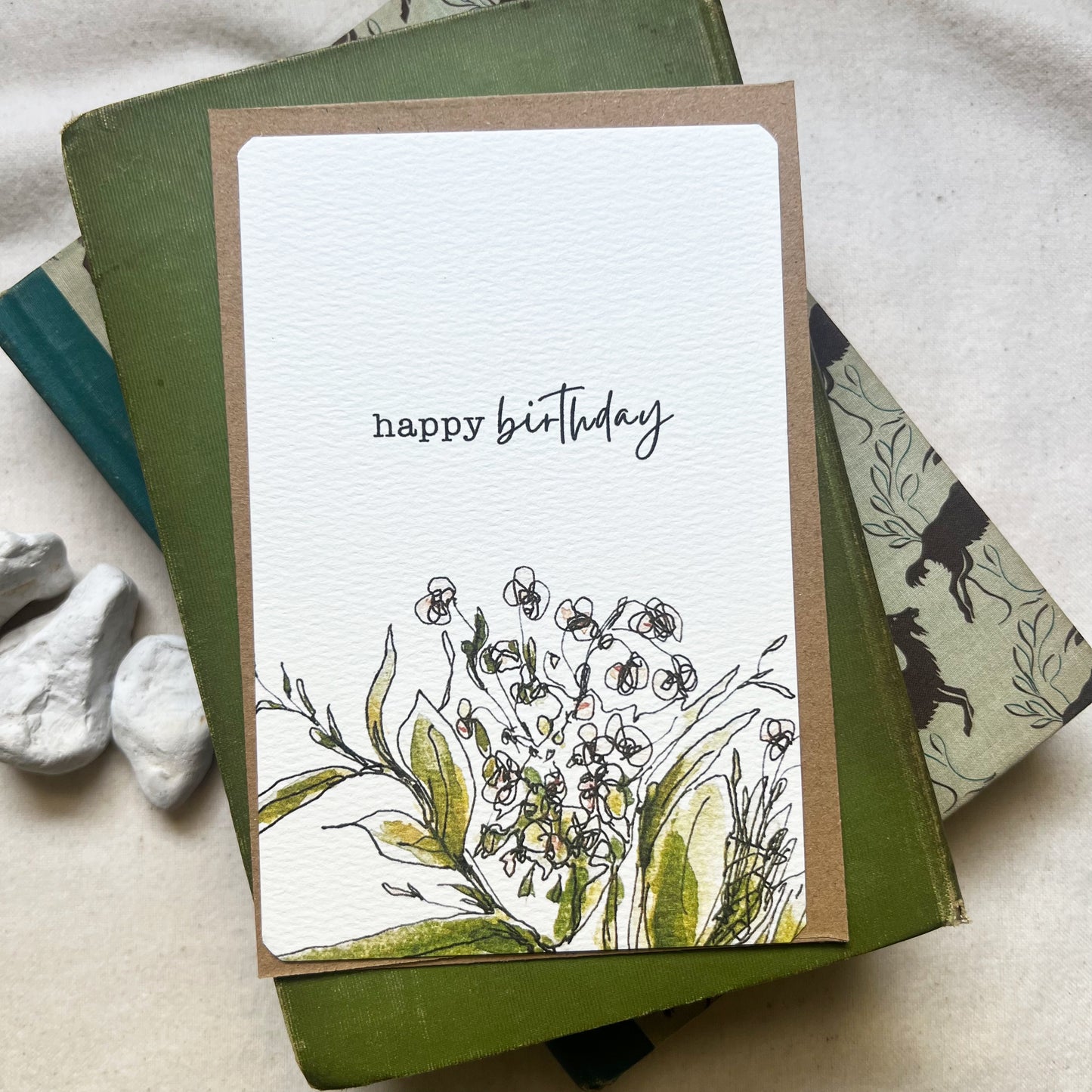 Inspiration Card - Happy Birthday Floral