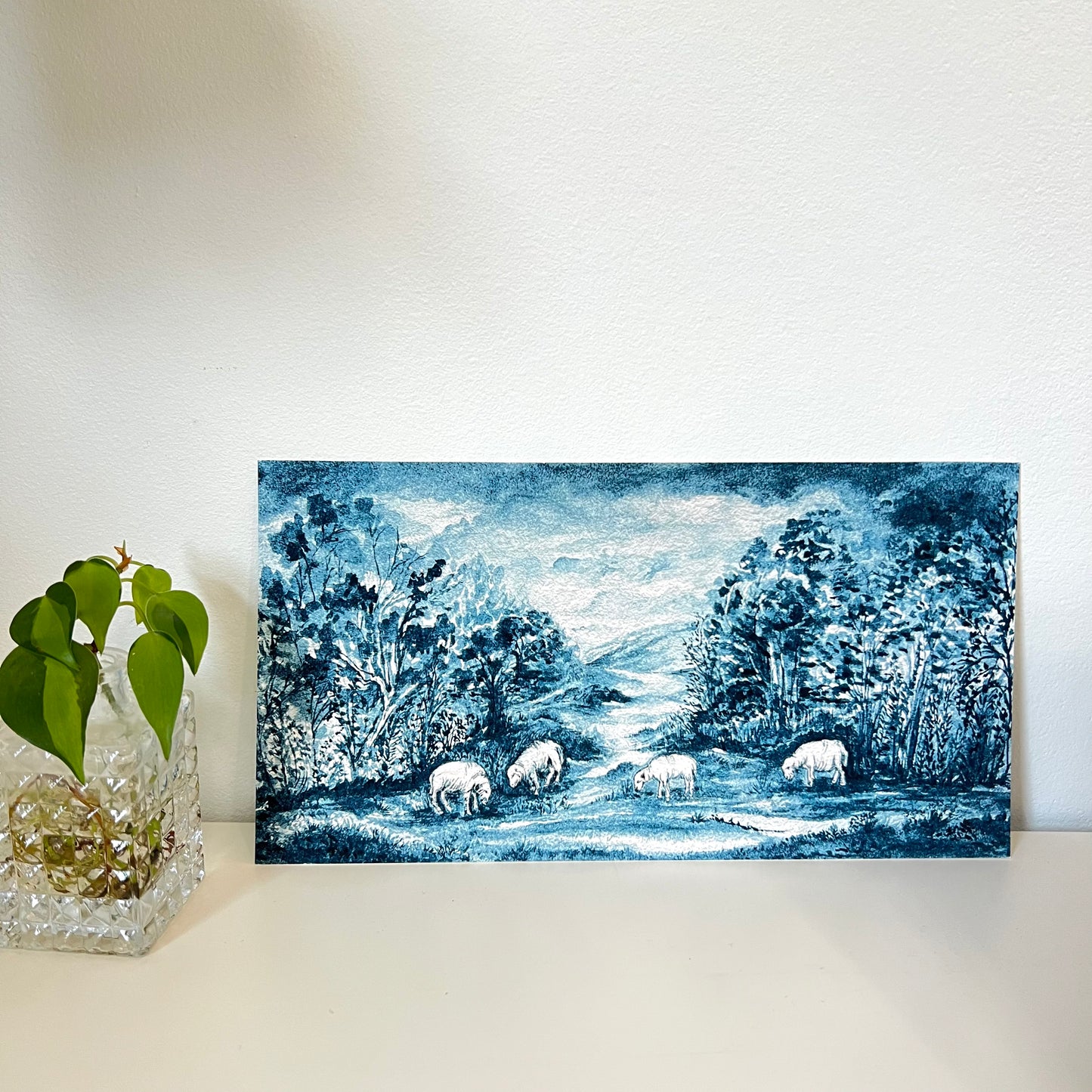 "Mayan Blue Pasture" Art Print