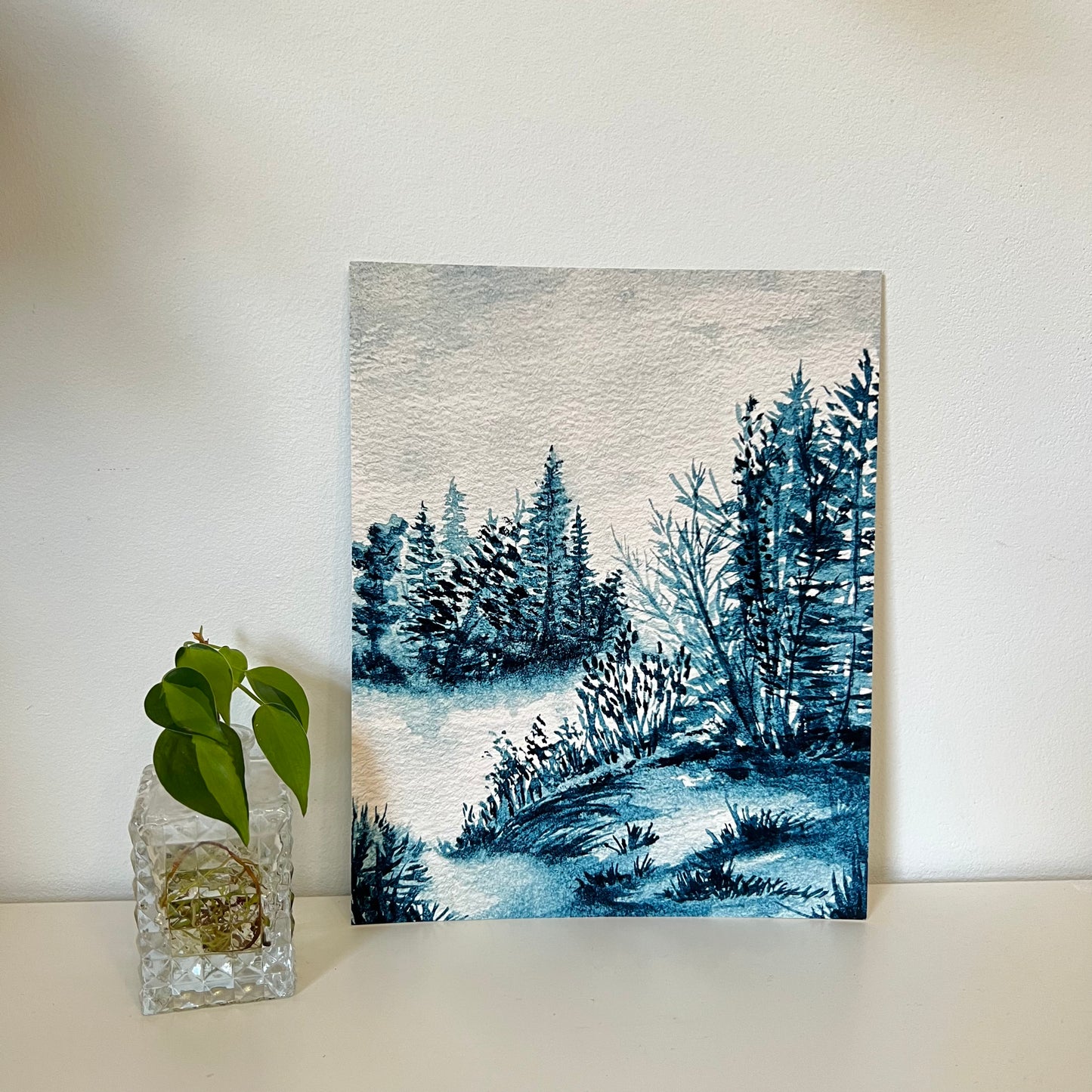 "Mayan Blue Trail" Art Print