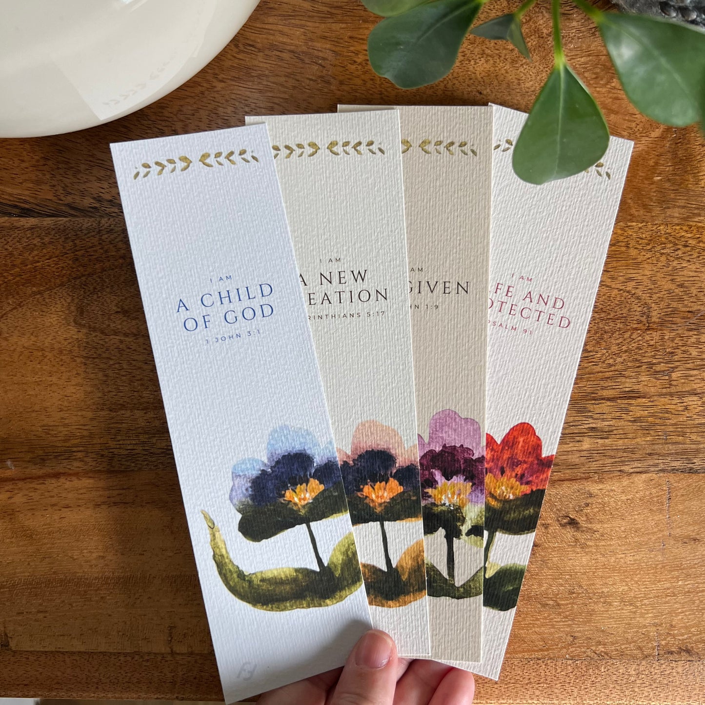 Abide + Bloom Bookmark Set Vol.3 "I Am Forgiven"
