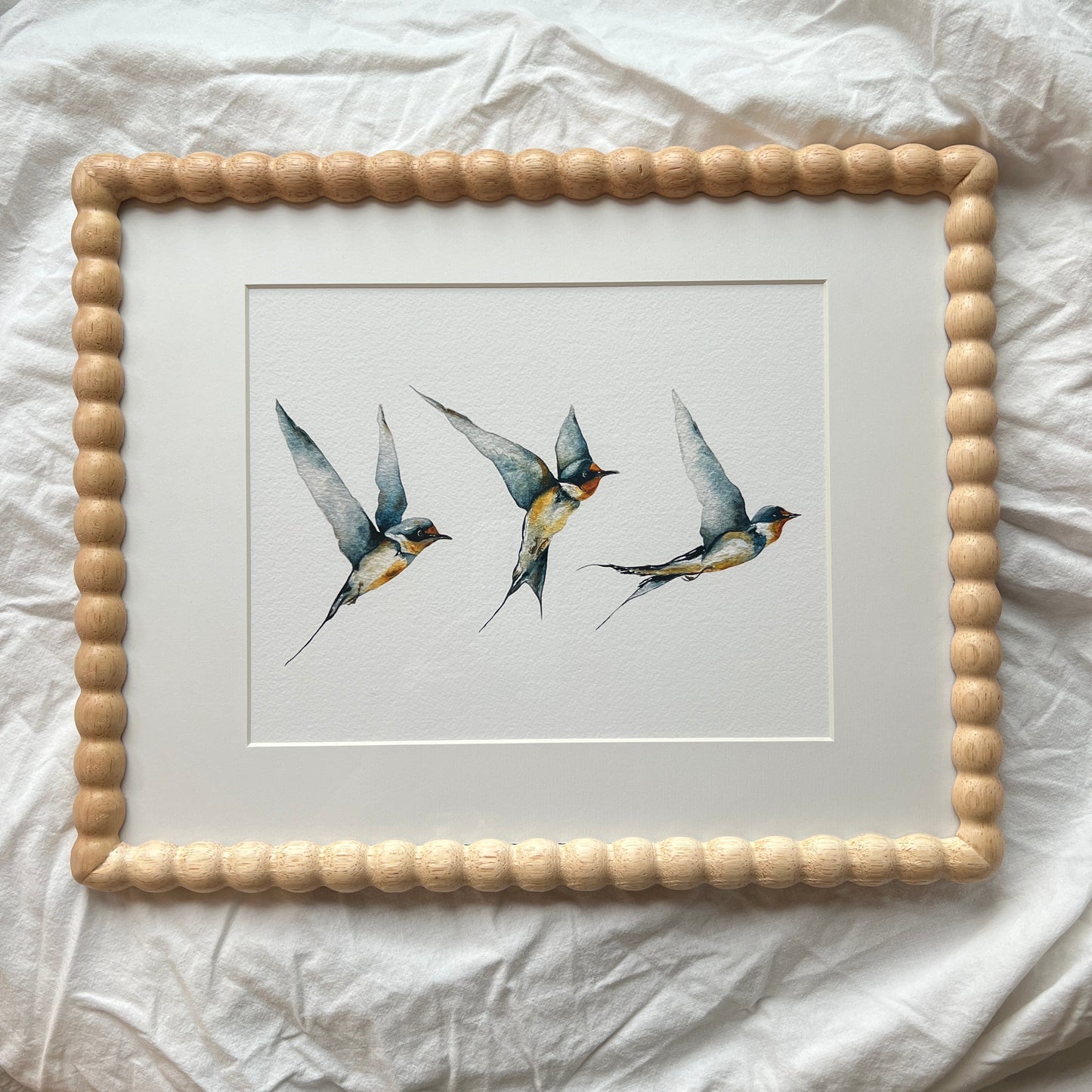 Three Swallows Print