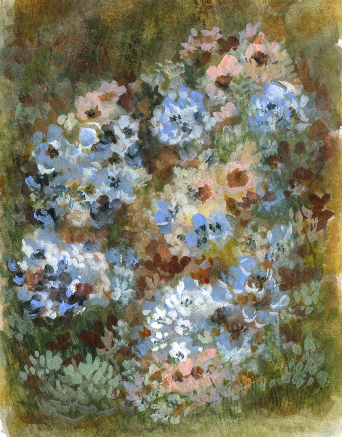 Vintage Wildflowers Print