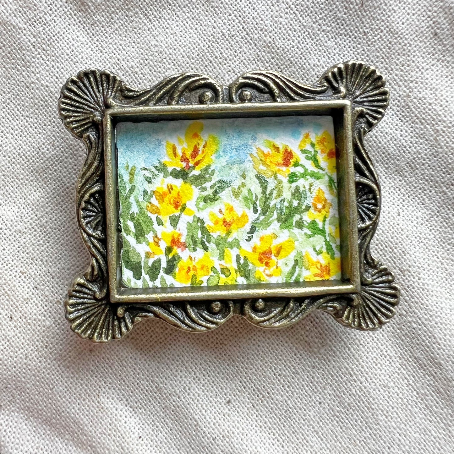 Vintage Mini - Yellow Fields 2.0