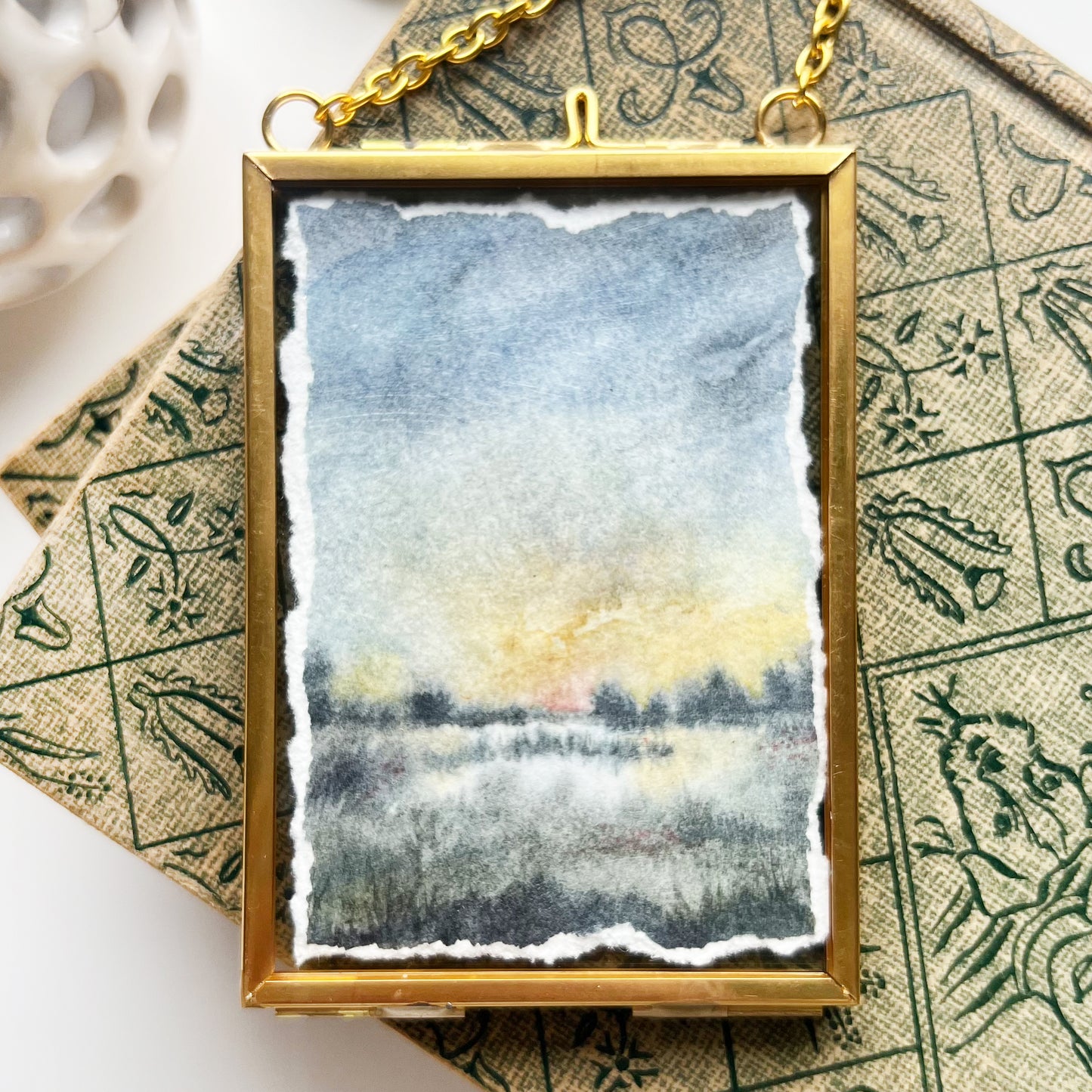 Floating Brass Minis - Moody sunset