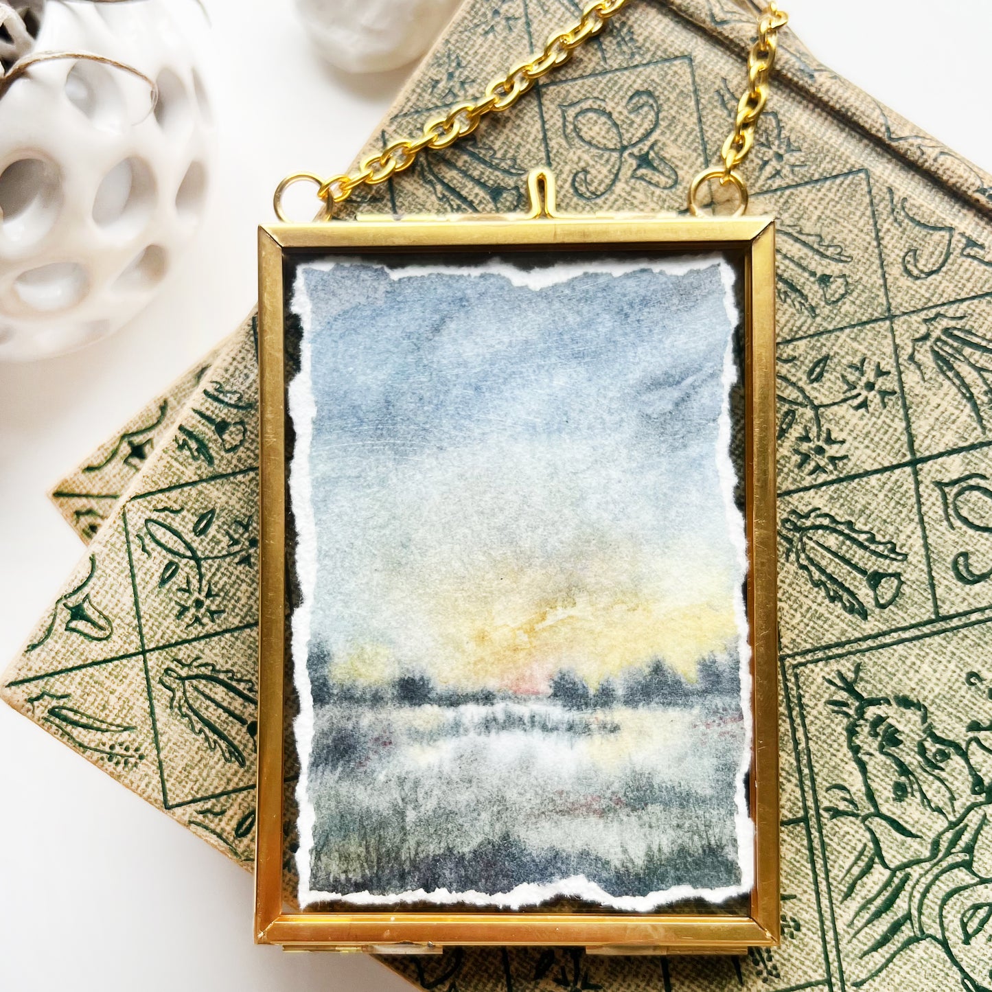 Floating Brass Minis - Moody sunset