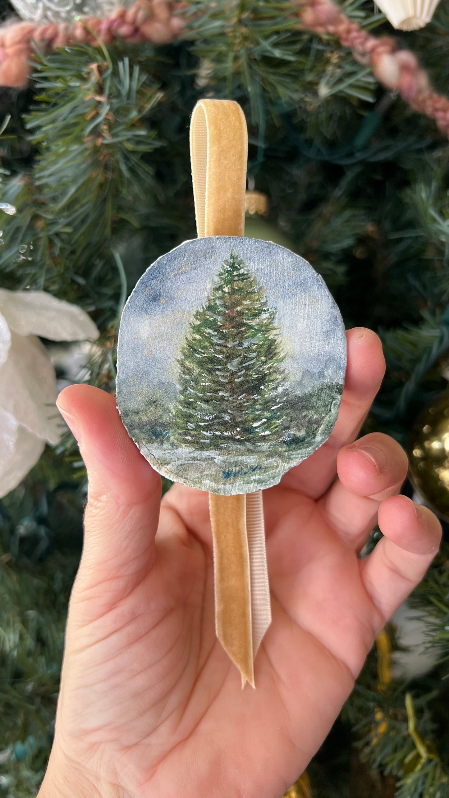 Snowy Pine 03 Ornament