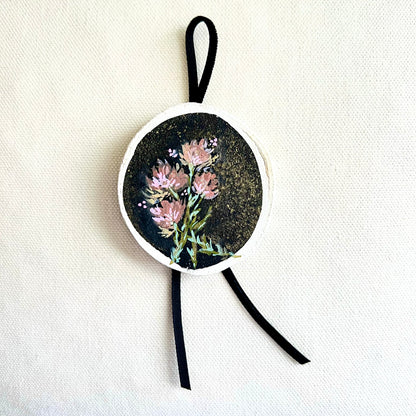 Black Floral Ornament