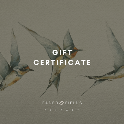 Faded Fields Gift Certificate