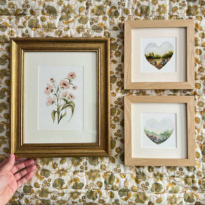 Landscape Heart 01 Framed Print