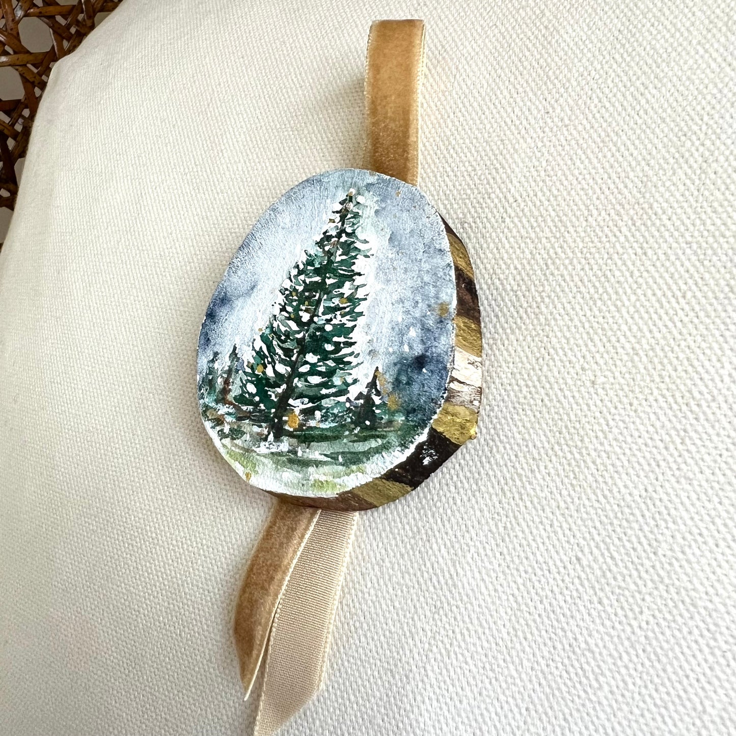 Snowy Pine 02 Ornament