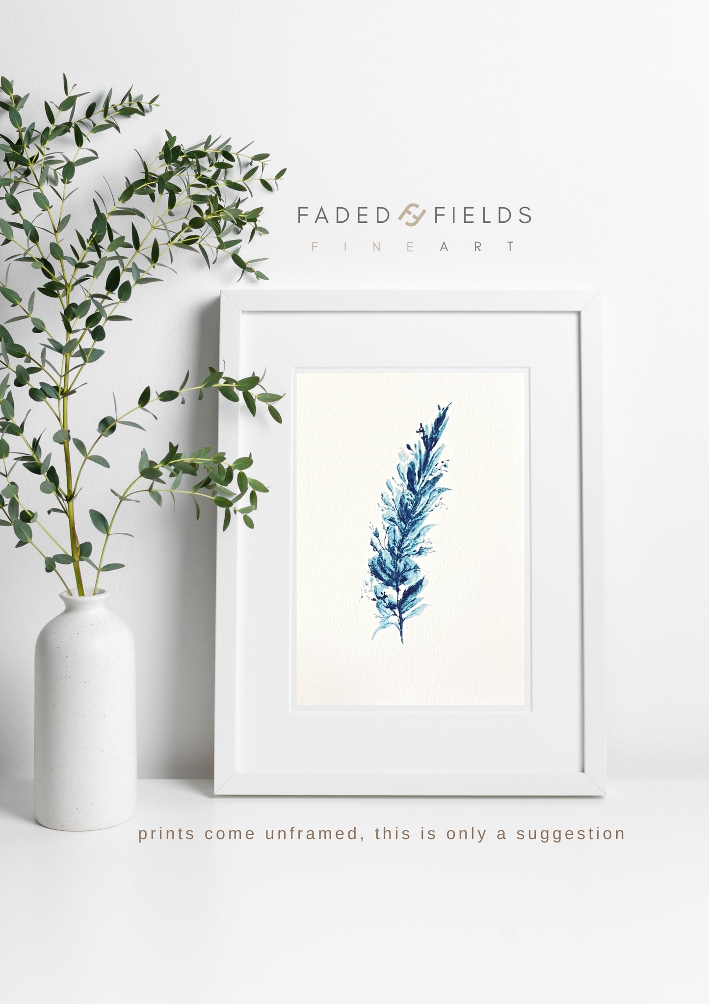 "Mayan Blue Stem" Art Print