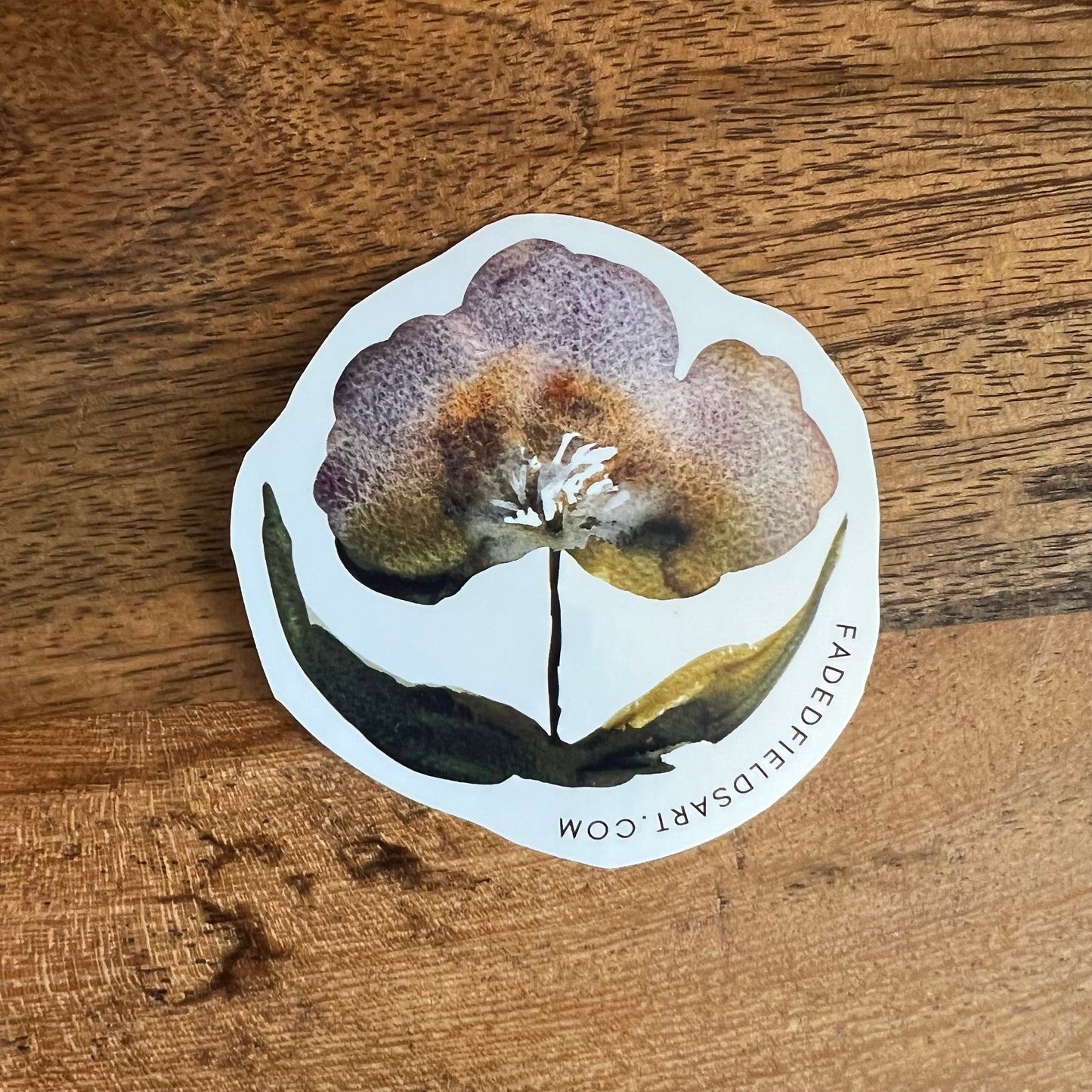 Faded Fields Stickers