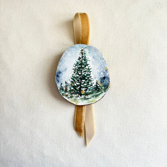 Snowy Pine 02 Ornament