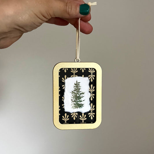 Vintage Evergreen Ornament