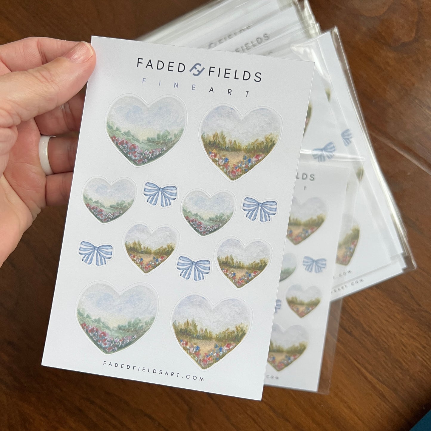 Faded Sticker Sheets