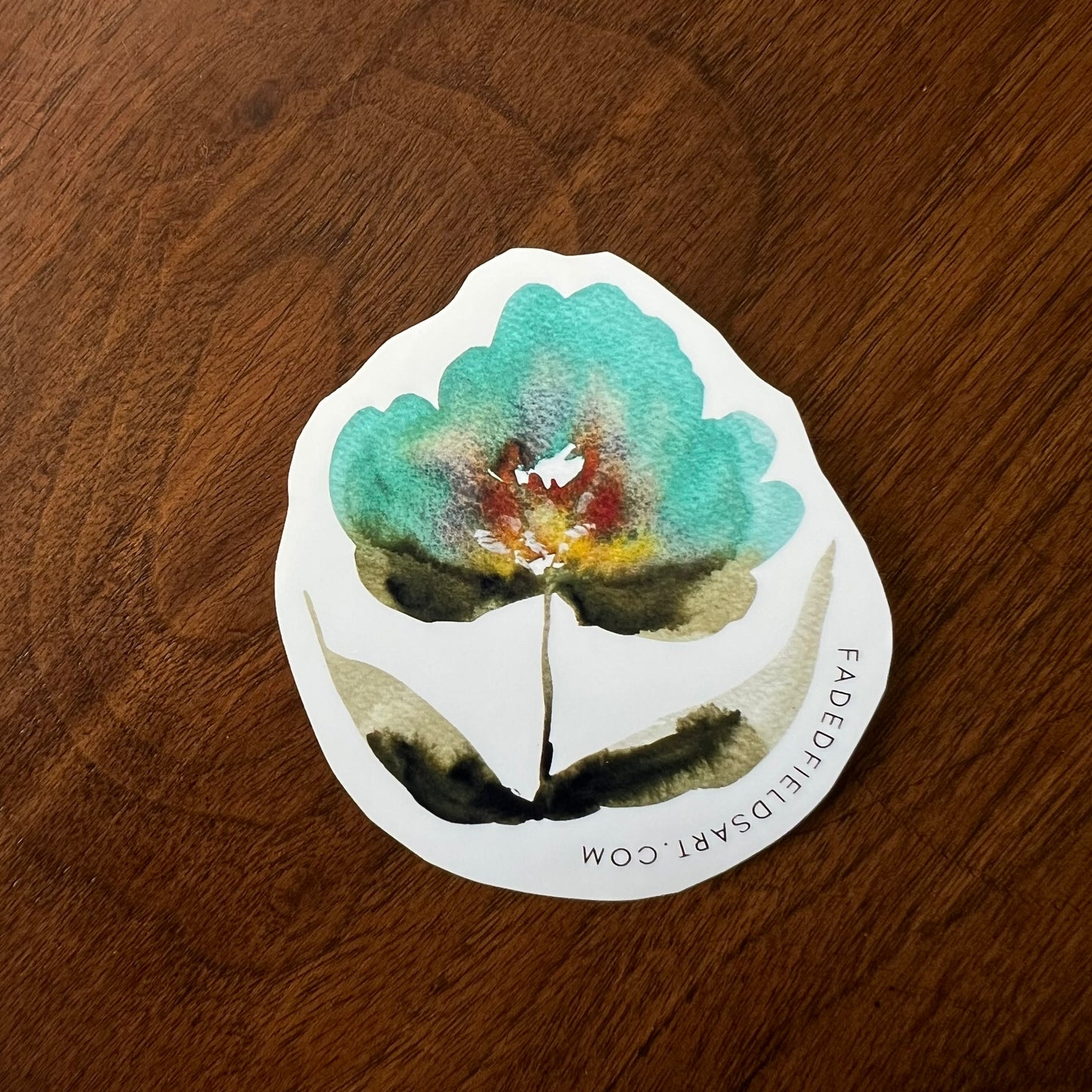 Faded Fields Stickers