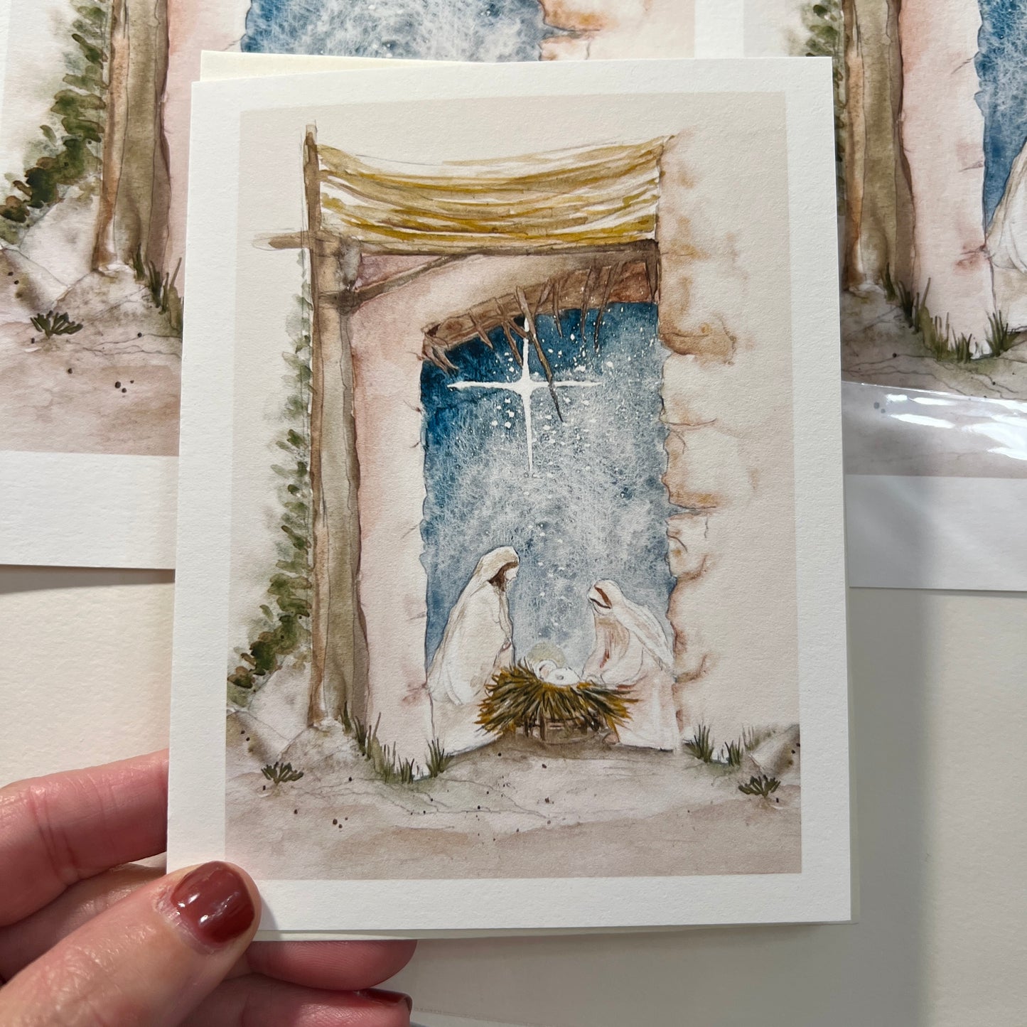 Manger Fine Art Card