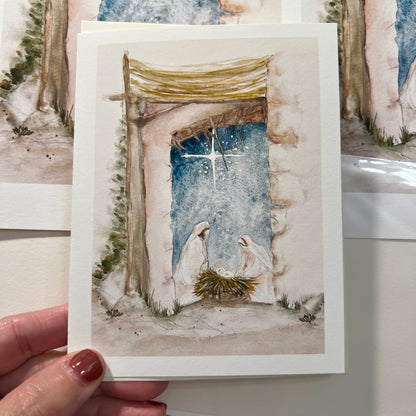 Manger Fine Art Card