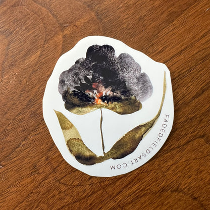 Faded Fields Stickers