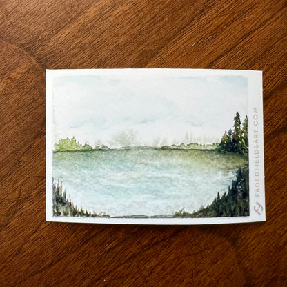 Faded Fields Stickers