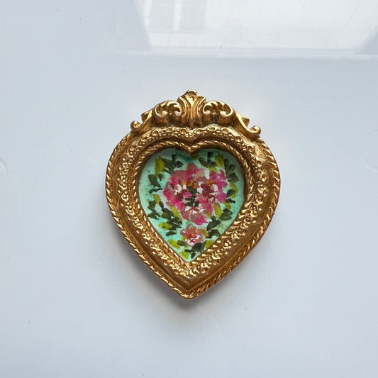 Heart Floral Magnet 01