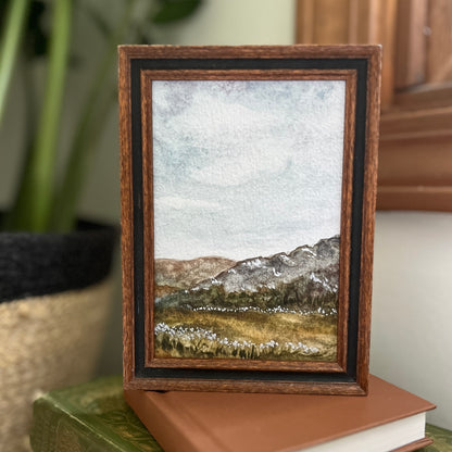 Antique Framed Mountainscape