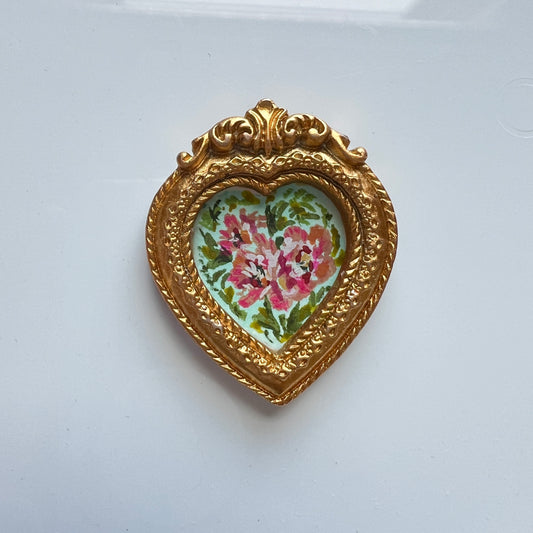Heart Floral Magnet 02