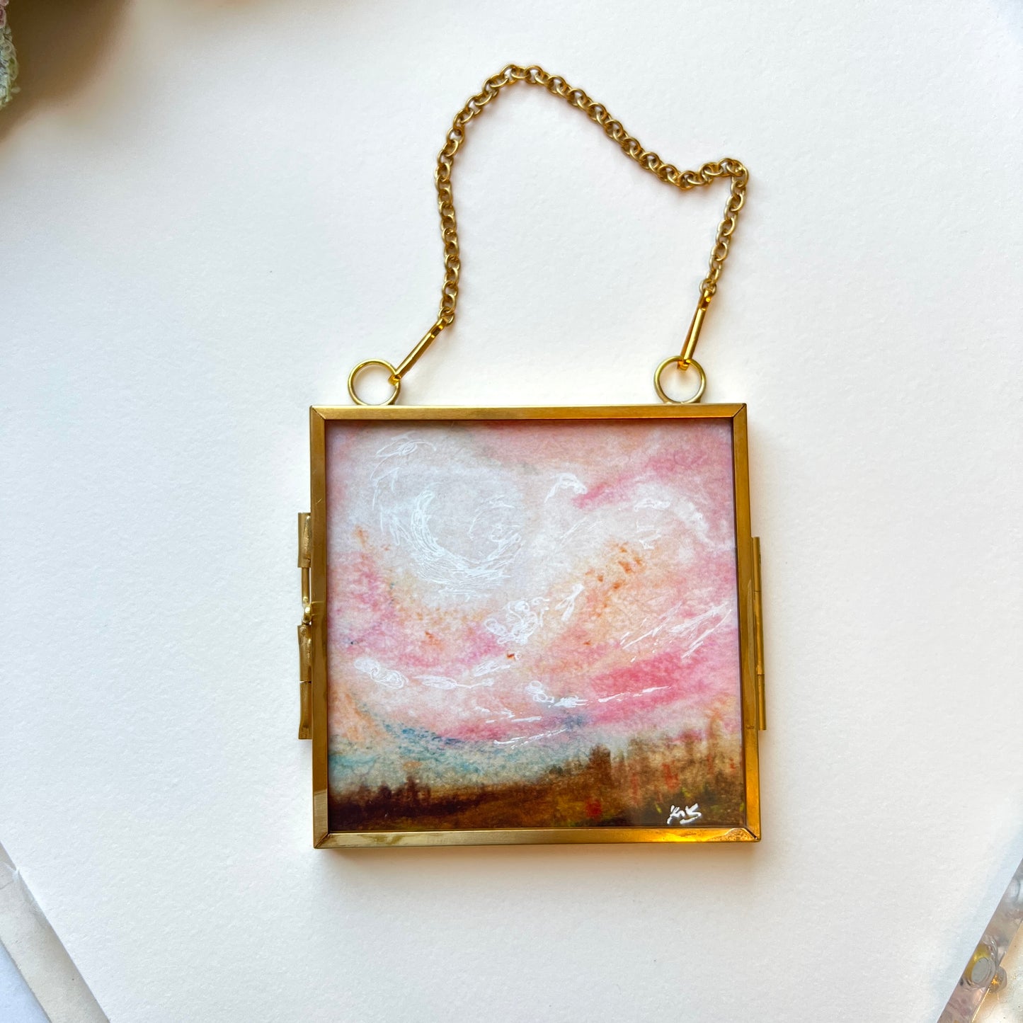 Brass + Glass - Pastel Pink Skies