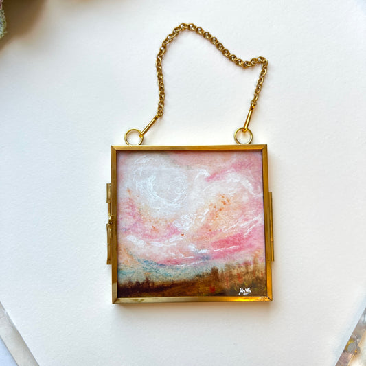 Brass + Glass - Pastel Pink Skies