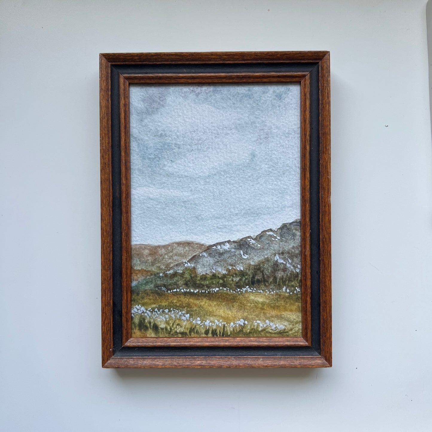 Antique Framed Mountainscape