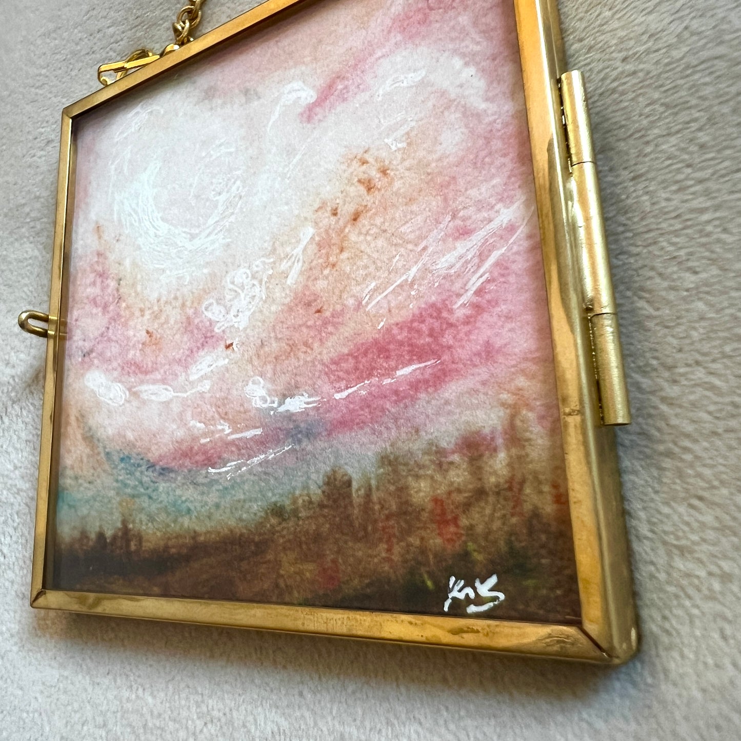 Brass + Glass - Pastel Pink Skies