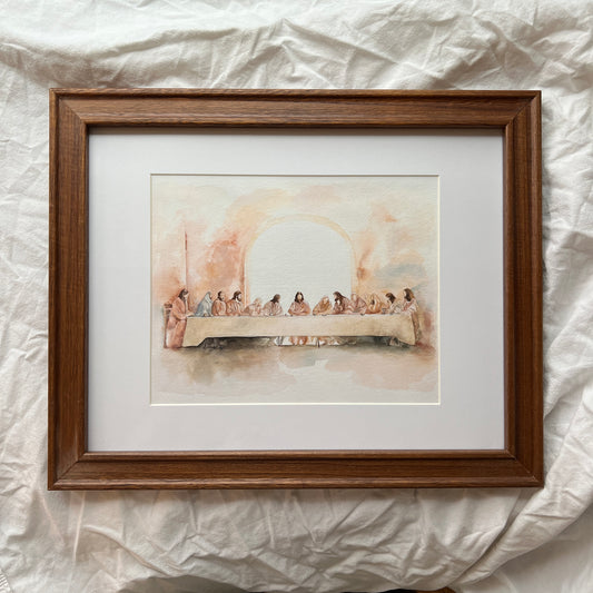 Framed Supper Artwork