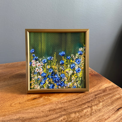 Blue Floral Pastel