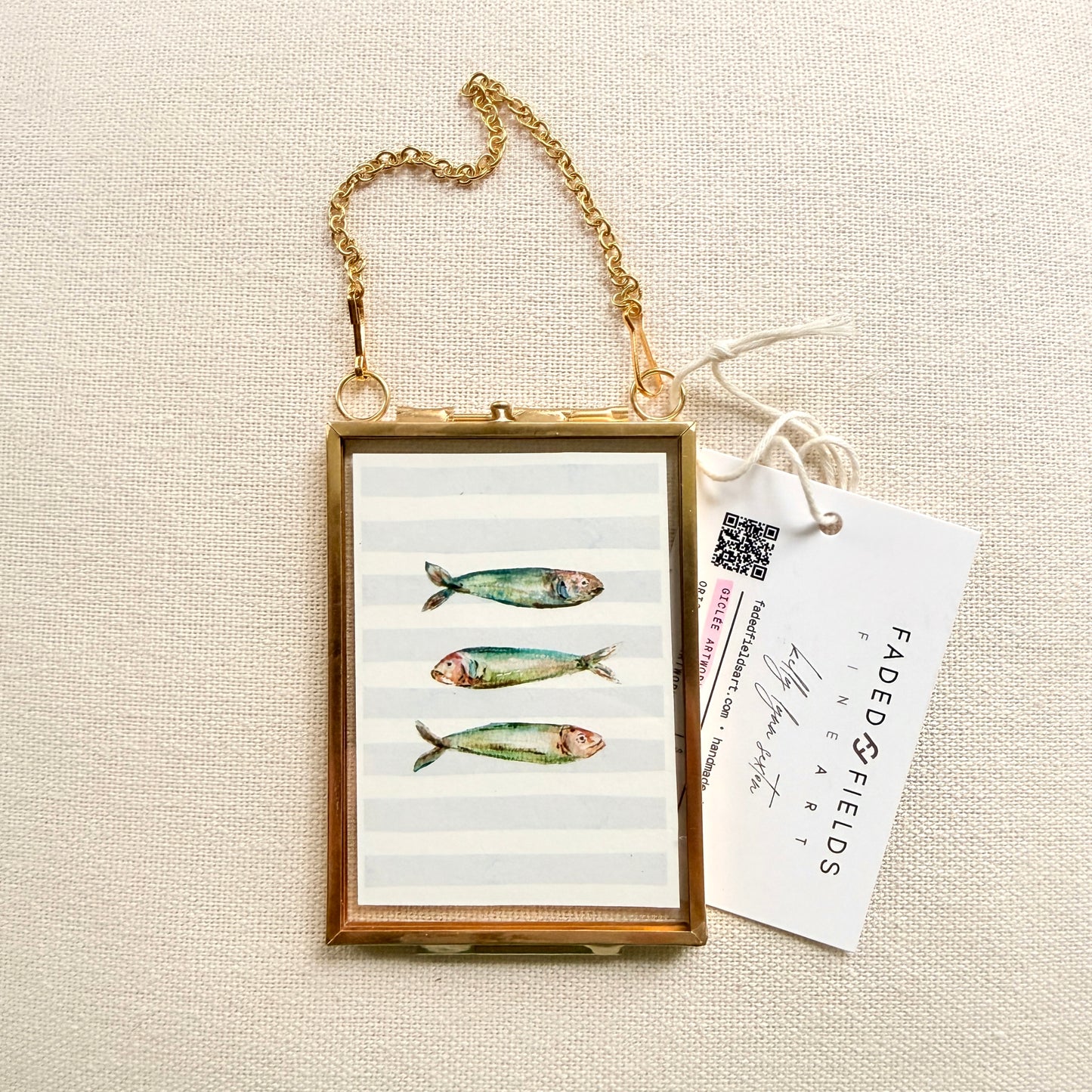 Brass + Glass - Three Fish