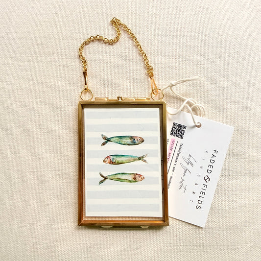 Brass + Glass - Three Fish