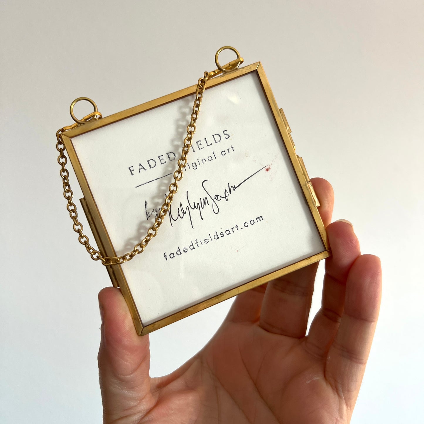 Brass + Glass - Pastel Pink Skies