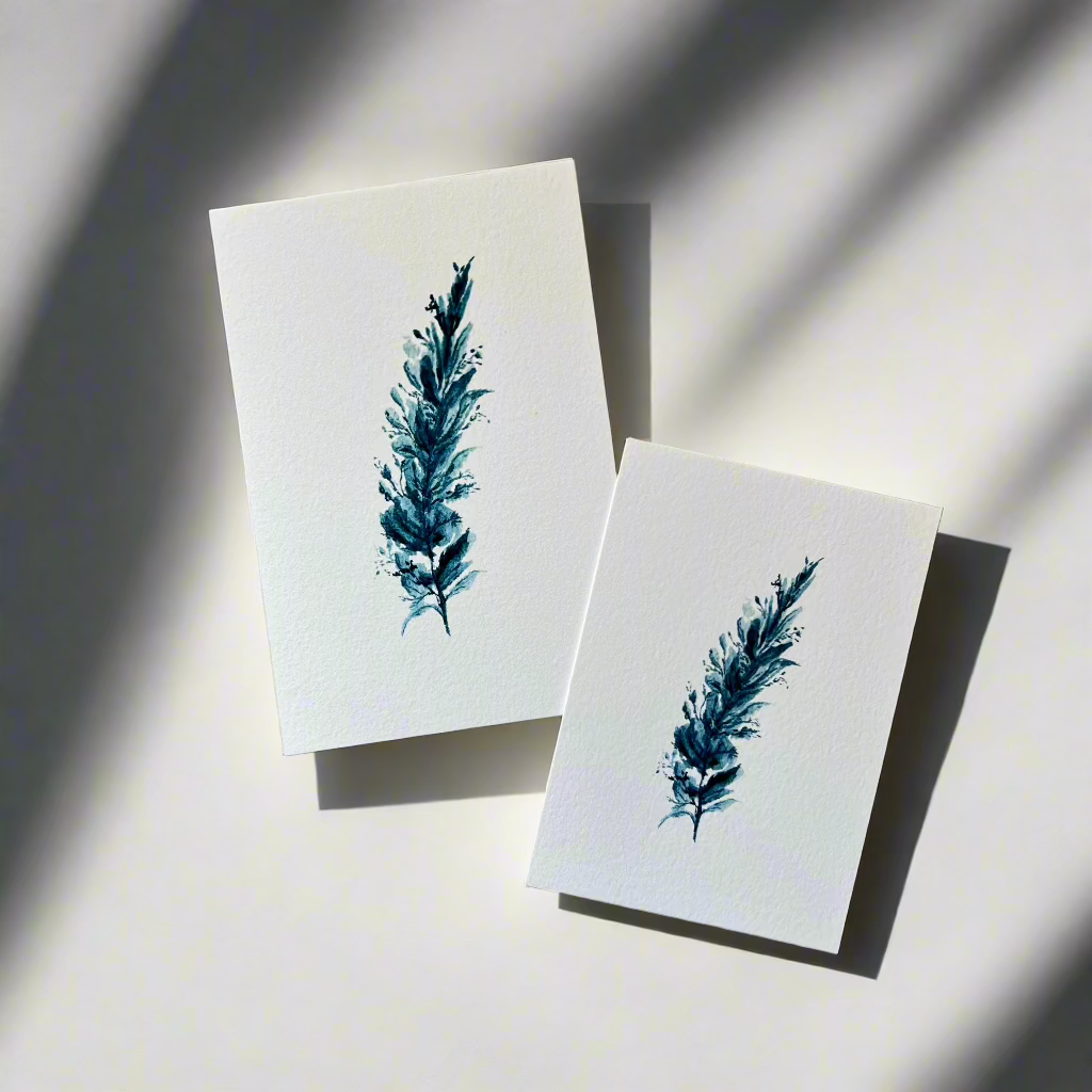 "Mayan Blue Stem" Art Print