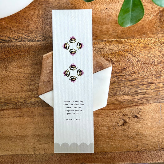 Abide + Bloom Bookmark Single Vol.2 "Psalm 118:24"