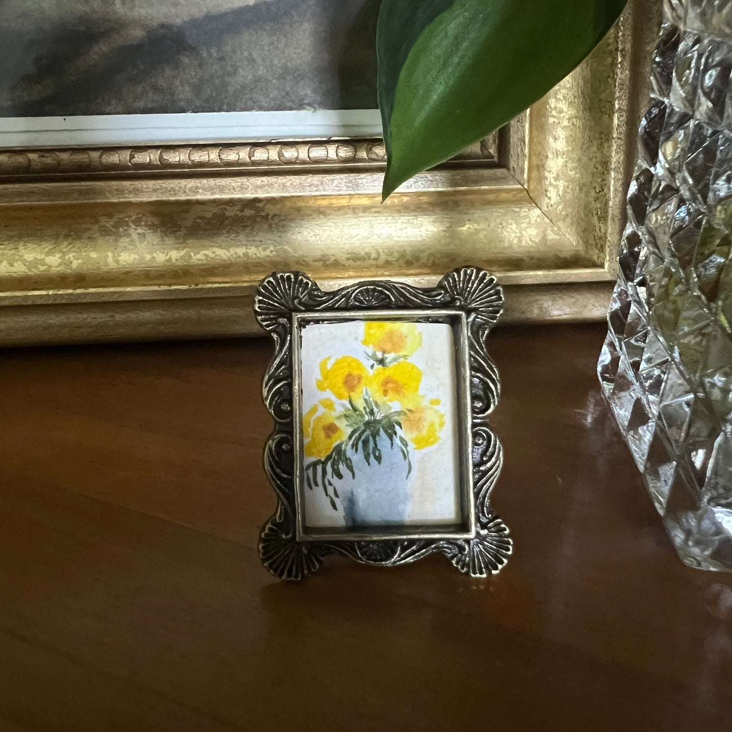 Vintage Mini - Yellow Flower