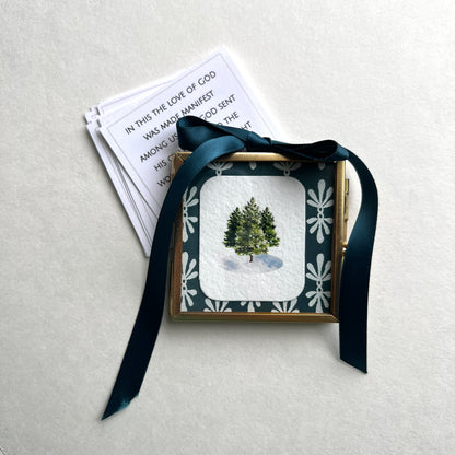 Brass + Glass Ornament - Winter Wonder