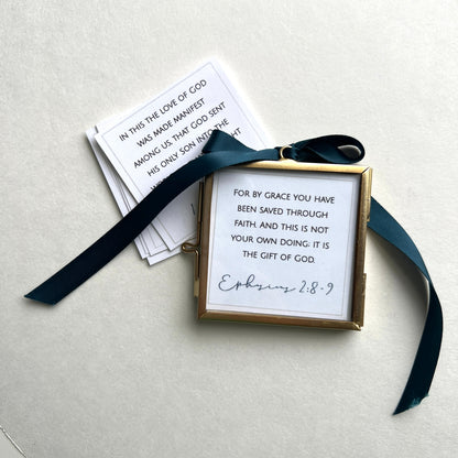 Brass + Glass Ornament - Winter Wonder