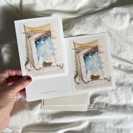 Manger Fine Art Card