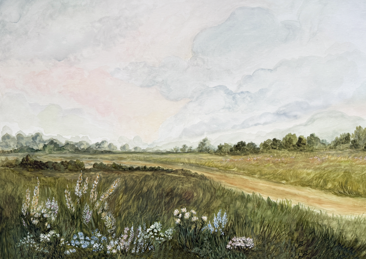 Green Pastures Print