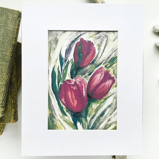 Art Print - Muted Tulips